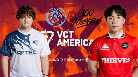 Leviatán vs 100 Thieves VCT Americas 2024 Stage 1 Playoffs