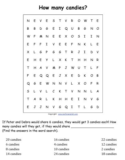 Math in English: Cool math word puzzle