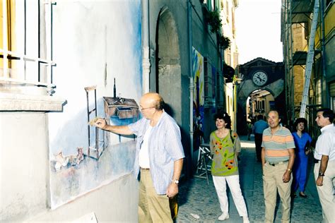 Dozza Bo Anche Un Annullo Filatelico Per La Biennale Del Muro