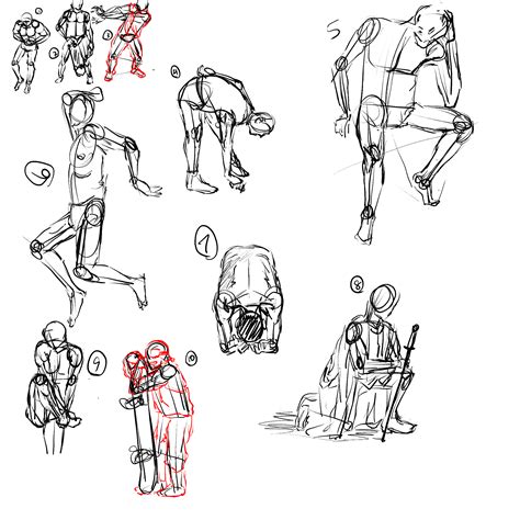 how did I do? any tips to improve? poses from quickposes, 300 sec each