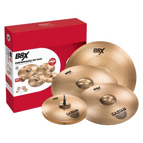 Sabian B X Prestazioni Piatto Set Con Thin Crash Gear Music