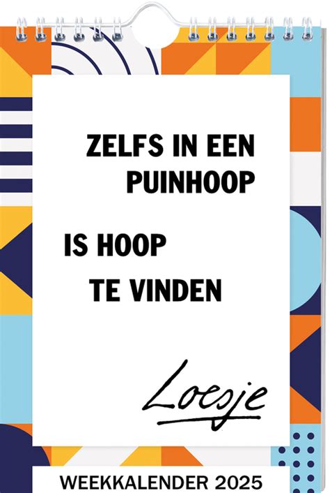 Loesje Weekkalender 2025 Spiraalgebonden 9789464327328 Bruna