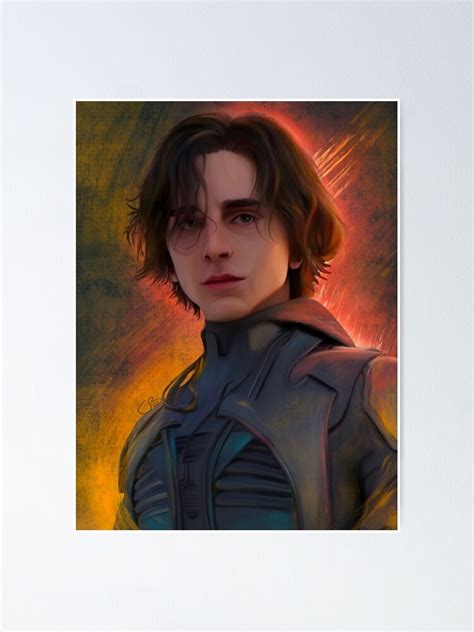 "Timothée Chalamet Dune" Poster by artctwo | Redbubble