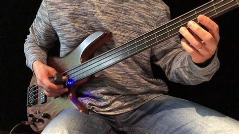 Meditative Fretless Bass Solo With Ebow Walking White Shores Youtube