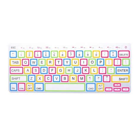 1 Pcs Us White Large Letter Silicone Keyboard Protector Skin Keyboard