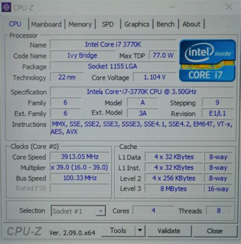 Yahooオークション 【動作確認済】intel Core I7 3770k Lga1155 本