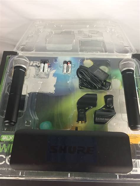 Shure Blx Pg Dual Channel Handheld Wireless System Reverb