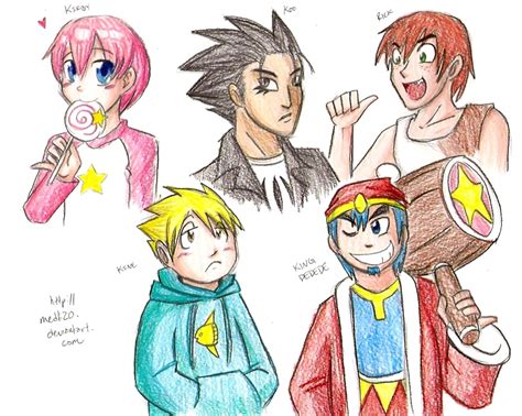 Kirby Characters Humanized By Medli20 On Deviantart