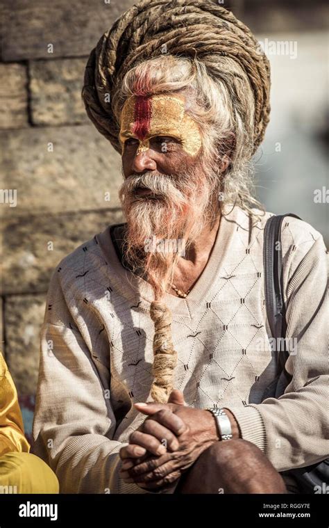 Nepal Pashupatinath Hindu Sadhu Ascetic Hi Res Stock Photography And