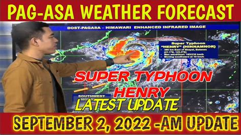 Weather Update Today Super Typhoon Henry Latest Update September