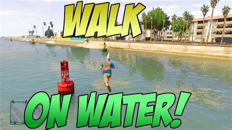 Gta Glitches Hover Walk On Water Glitch Youtube