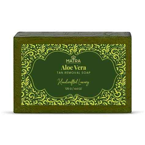 Matra Aloe Vera Handmade Soap With Turmeric Amla And Tulsi 125 Gm