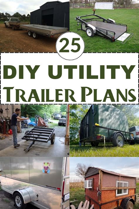 25 Free DIY Utility Trailer Plans For Campers - Craftsy