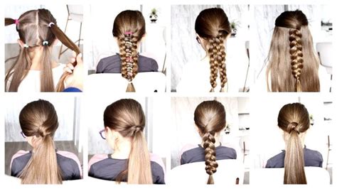 7 Cute 3 MINUTE Hairstyles For Busy Morning Quick And Easy Hairstyles