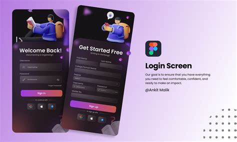 Login And Signup Figma