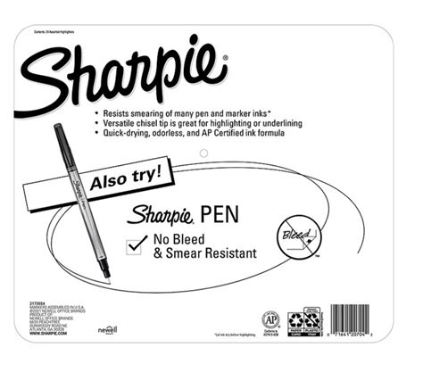 Sharpie Accent Highlighters Assorted Colors 24 Pack 24 Ct —