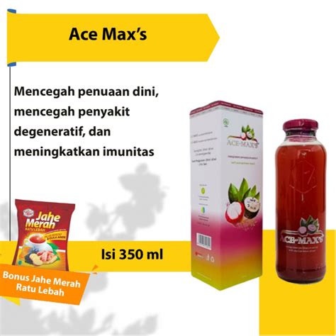 Jual Ace Max Ace Maxs Ace Max S Ml Ekstrak Kulit Manggis