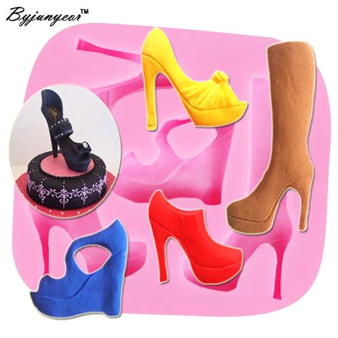 Byjunyeor Moule En Silicone En R Sine Uv Pour Chaussures Talons Hauts