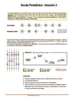 Escala Pentat Nica Desenho Escala Pentat Nica Desenho Pdf