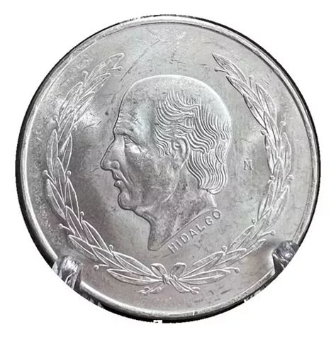 Moneda Plata Pesos A O De Hidalgo Laurel Mo Env O Gratis