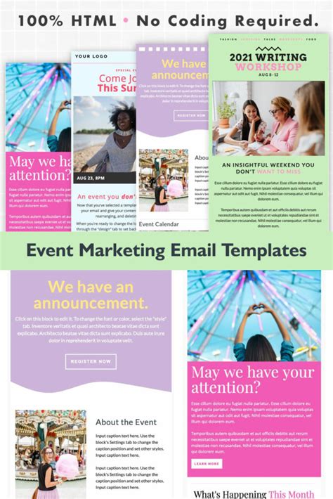 Event Marketing Email Templates – MasterBundles