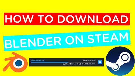 Install Blender On Steam For Windows Blender 3 1 YouTube