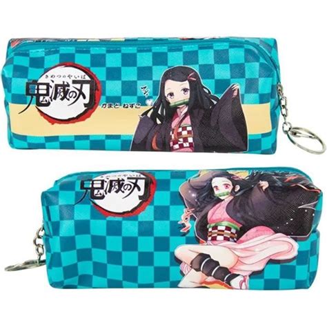 Anime Demon Slayer Trousse Crayons Grande Capacit Nezuko Tanjiro Sac