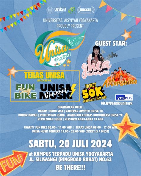 UNISAFEST 2024 Akan Hadir Meriahkan Milad Ke 33 Universitas Aisyiyah