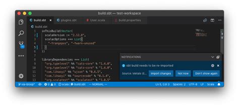 Visual Studio Code Metals