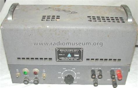 Regulated Power Supply 25 Equipment Lambda Electronics |Radiomuseum.org