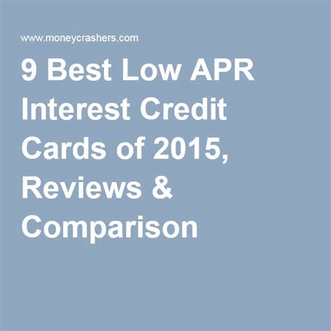 7 Best Low APR Interest Credit Cards – Reviews & Comparison | Small ...