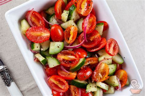 Como Fazer Salada De Pepino Tomate Receita F Cil