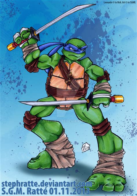 TMNT - :2012 Leonardo: by StephRatte on DeviantArt