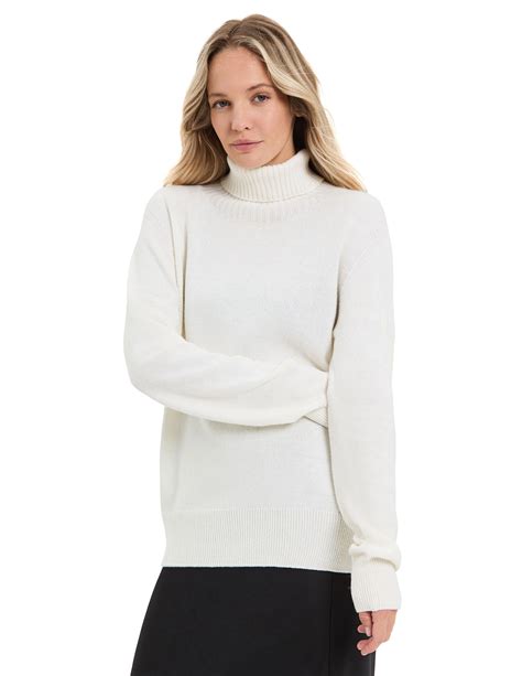 Свитер женский Cashmere&Merino blend oversize, цвет бордо купить в Москве