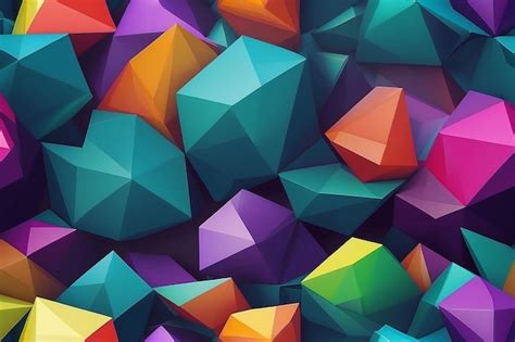 Premium Photo Low Poly Abstract Background