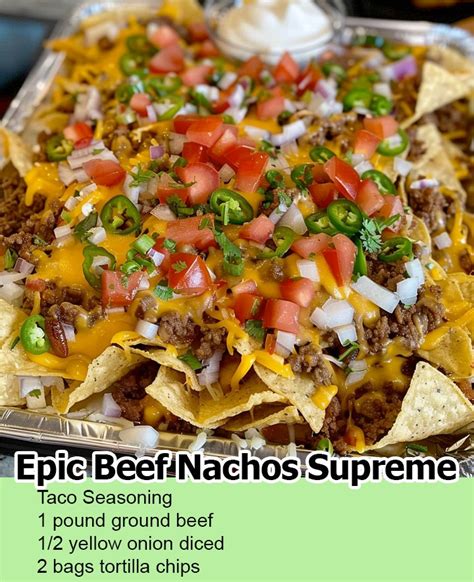 EPIC BEEF NACHOS SUPREME – Biggest Idea