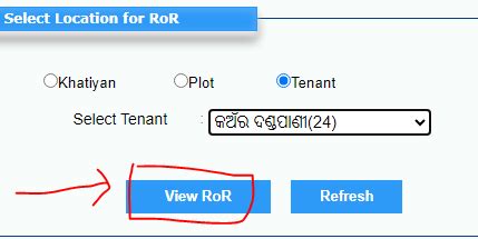 Bhulekh Odisha Search Land Records Plot Details RoR Village Map