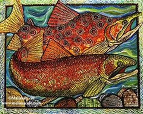 Salmon Art on Pinterest | Salmon, Pacific Northwest and Ponds