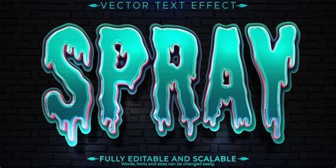 Como Se Escreve Spray - Spray editável de efeito de texto de graffiti e estilo de texto de rua ...