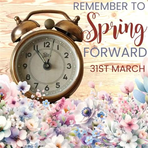 Daylight Savings Spring Forward Video Template Postermywall