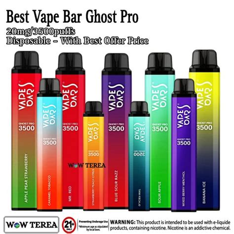 Best Vape Bar Ghost Pro Puffs Mg Disposable Vape