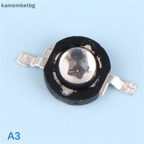 Kamembetbg หลอดไฟอลตราไวโอเลต LED 3W UV สมวง 365nm 375nm 380nm 385nm