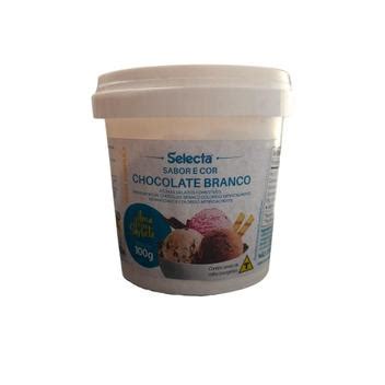 Base em pó p sorvete sabor chocolate branco 100g selecta Preparo