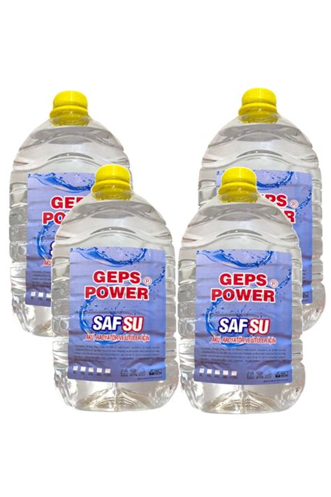 Gepspower Distile Saf Su X Litre T Ak Antifriz Suyu