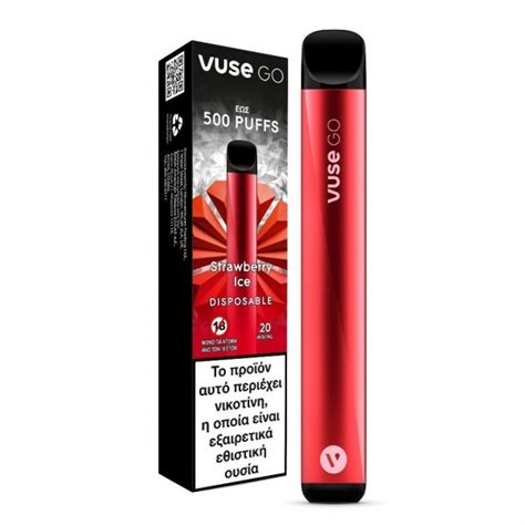 VUSE GO Strawberry Ice 20mg 2ml E3955 Sti Disposable Vapes