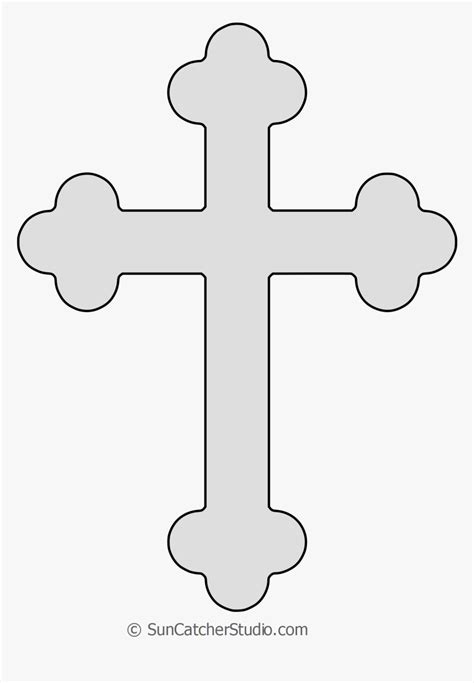 Free Cross Template Printable Free Printable