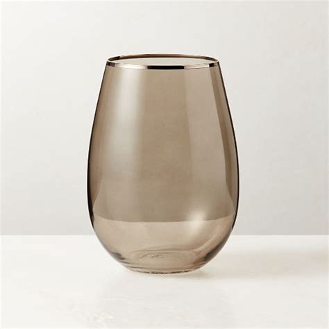 stemless wine glasses cb
