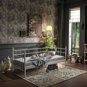 Unimet Unimet Lalas Daybed Tek Kişilik Metal Karyola 90x200 Tek