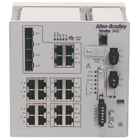 Allen Bradley Stratix 5400 Managed EtherNet Switch