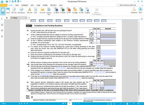 Form 5500 Ez Fillable Printable Forms Free Online